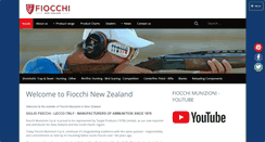 Desktop Screenshot of fiocchi.co.nz